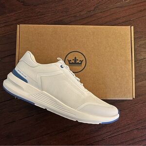 Peter Millar White and Blue Men's Sneakers